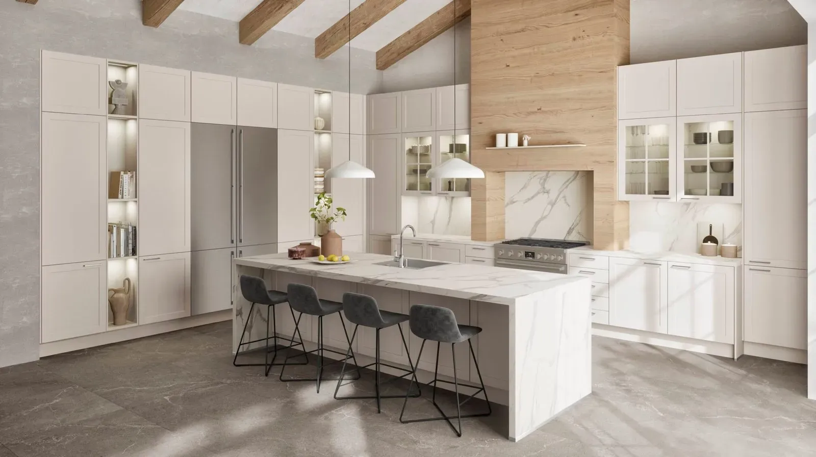 Cuisine beige, inspiration 2