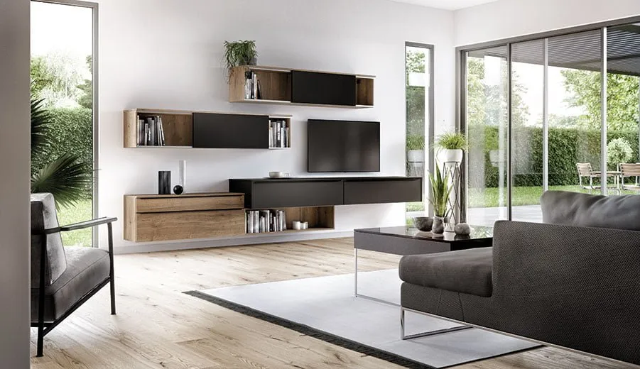 Meuble de séjour sur mesure, composition 13