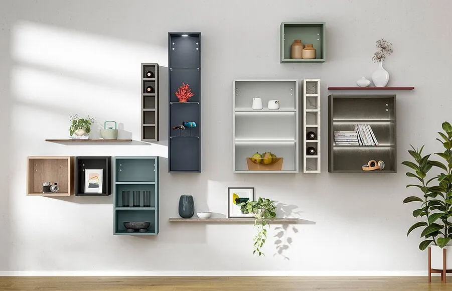 Meuble de séjour sur mesure, composition 17