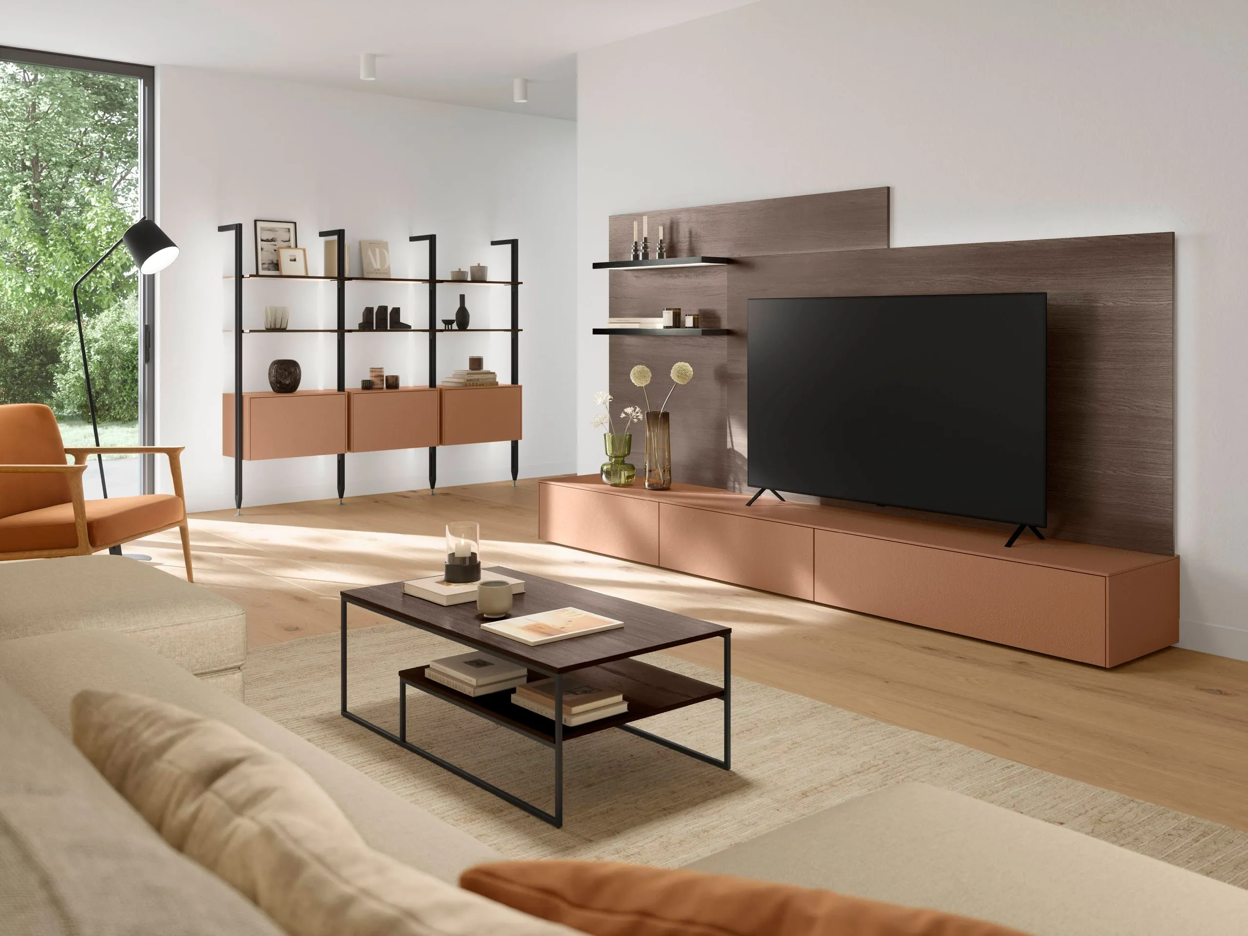 Meuble de séjour sur mesure, composition 19