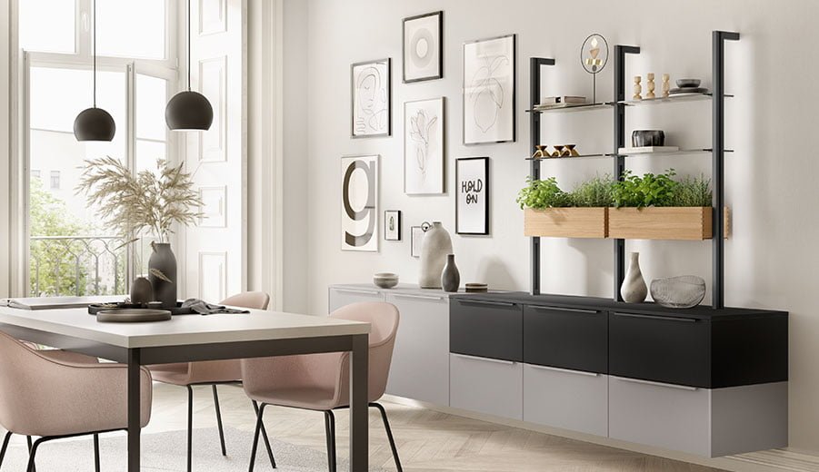 regalsystem touch341 touch340 esstisch