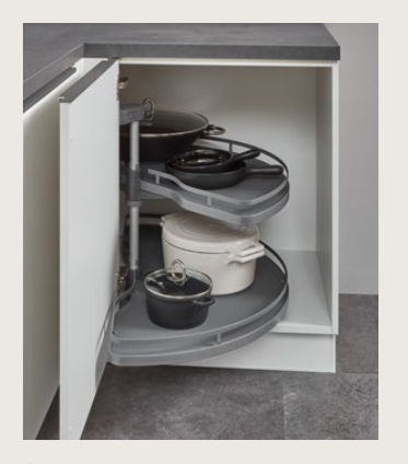 Meuble d'angle de cuisine demin lune