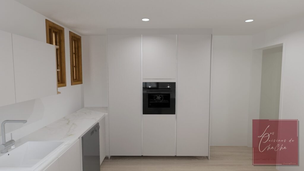 Cuisine sur mesure à Narbonne – avant rénovation
Cuisine sur mesure à Narbonne – conception 3D
Cuisine sur mesure à Narbonne – après travaux
